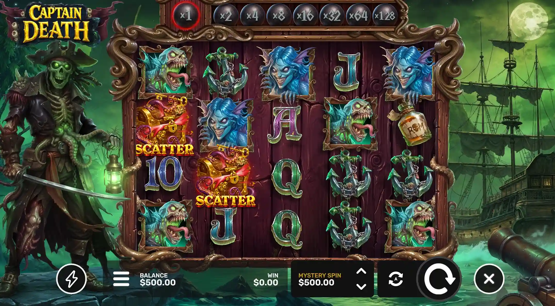 Best Casinos for Captain Death