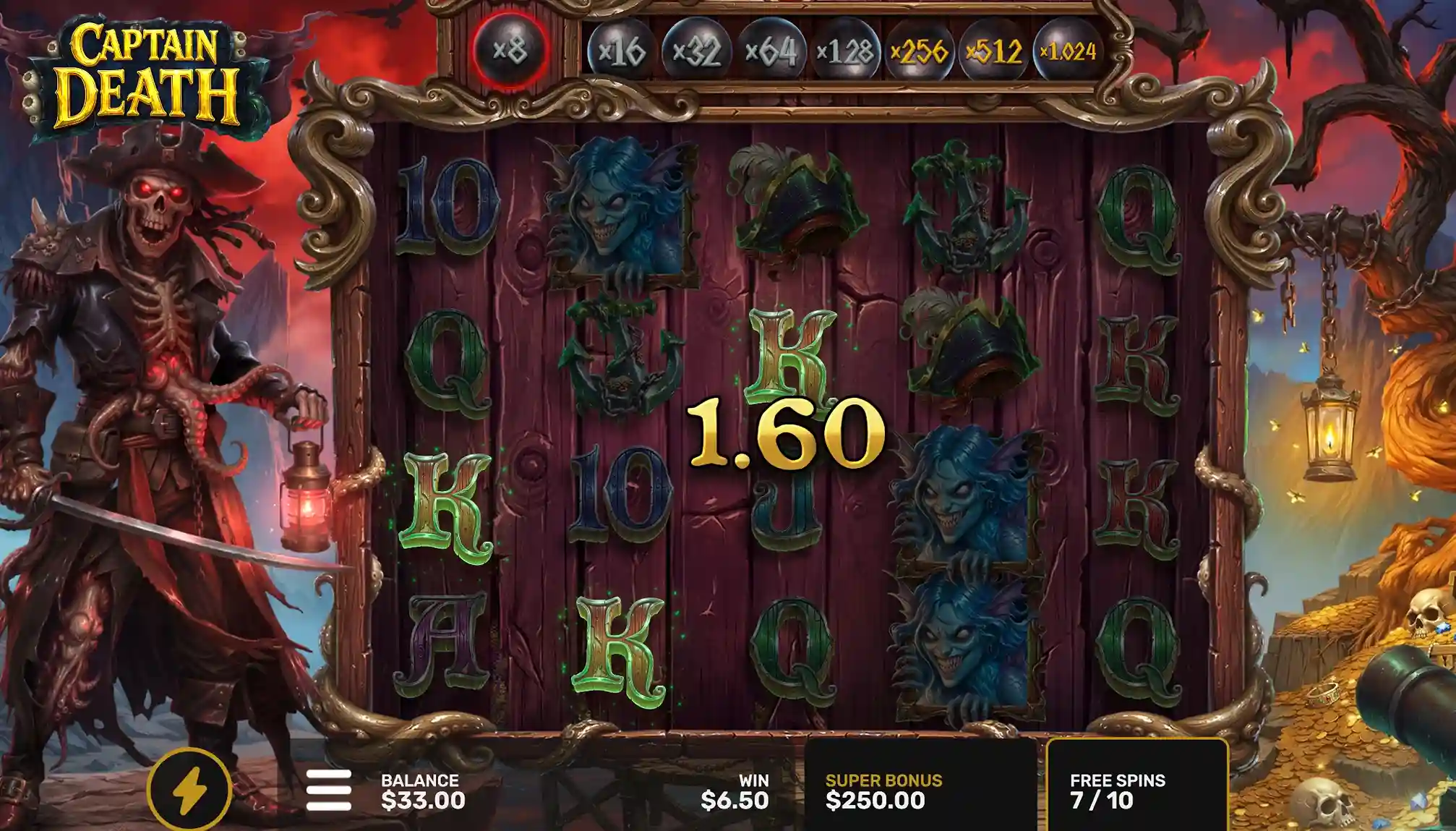 Captain Death Strategy for High-Volatility Play